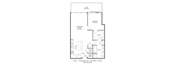A42 Floorplan at Grey House, Houston, TX, 77027