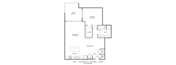 A50 Floorplan at Grey House, Houston