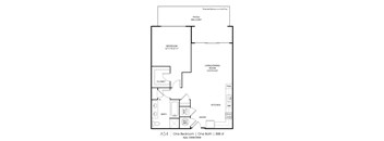 A54 Floorplan at Grey House, Houston, TX, 77027