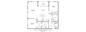 B26 Floorplan at Grey House, Texas, 77027