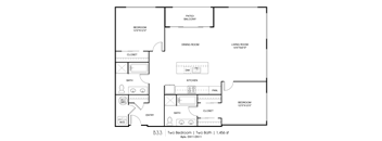 B33 Floorplan at Grey House, Houston, Texas