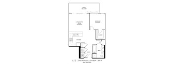 A13 Floorplan at Grey House, Houston, TX, 77027
