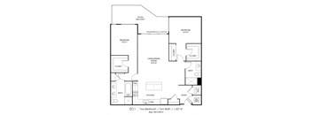 B01 Floorplan at Grey House, Texas, 77027