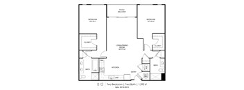 B12 Floorplan at Grey House, Texas, 77027