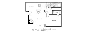 One bedroom one bathroom