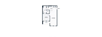 a floor plan of a house with a garage and a loft