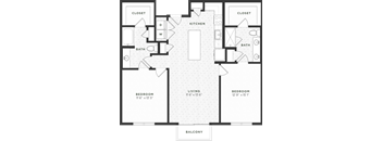 Two Bedroom Floorplan