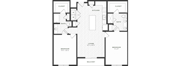 Two Bedroom Floorplan