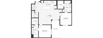 Two Bedroom Floorplan