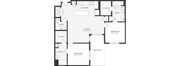 Two Bedroom Floorplan