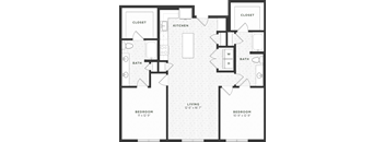 Two Bedroom Floorplan