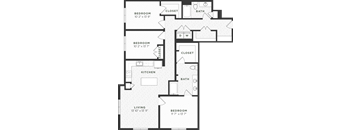 Three Bedroom Floorplan