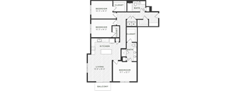 Three Bedroom Floorplan