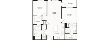 the floor plan of theoblox apartments