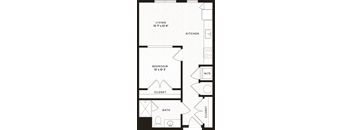 a floor plan of a small house