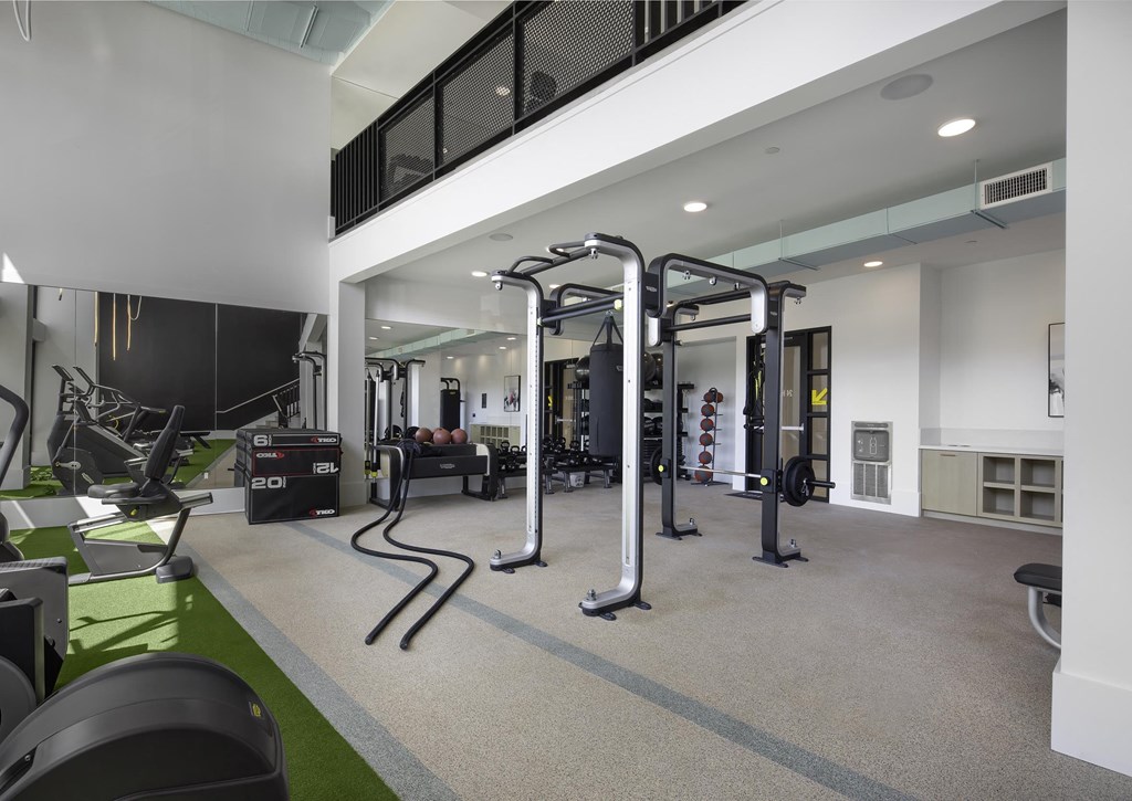 Fitness center at Gravity, San Diego California