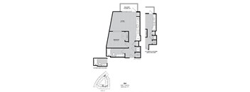 A floor plan for a building with balcony floors 5-6.