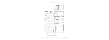 O 1 bed 1 bath at Stanza Little Italy, California