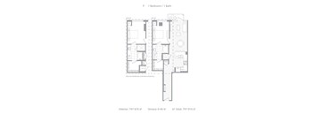 P 1 bed 1 bath at Stanza Little Italy, California, 92101