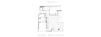 T 2 bedroom 2 bath at Stanza Little Italy, San Diego, California