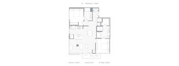 W 2 bedroom 2 bath at Stanza Little Italy, California