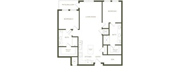 a blueprint of a floor plan of a house