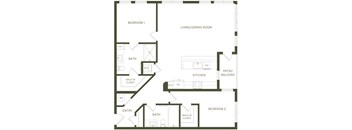 a blueprint of a floor plan of a house