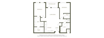 A 2 bedFloorplan