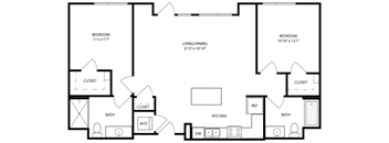 a floor plan of a home