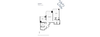 the third level floor plan of the renovated home