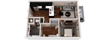 One bedroom one bathroom