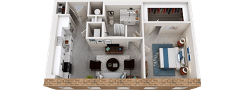 One bedroom one bathroom