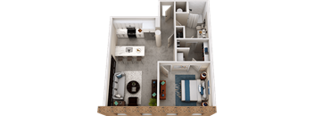 One bedroom one bathroom