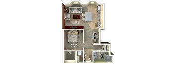 A4 Floor Plan at 1600 Glenarm Place, Denver, Colorado