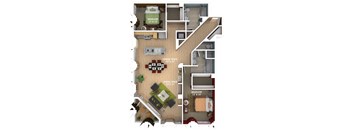 E12 Floor Plan  at 1600 Glenarm Place, Denver, CO