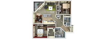 E9 Floor Plan at 1600 Glenarm Place, Denver, 80202