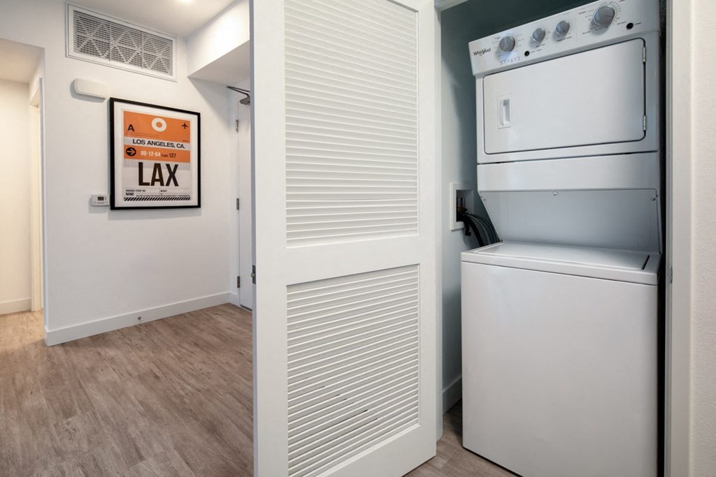 apartment with in-unit washer and dryer at Aston at Gateway apartments in El Monte, California