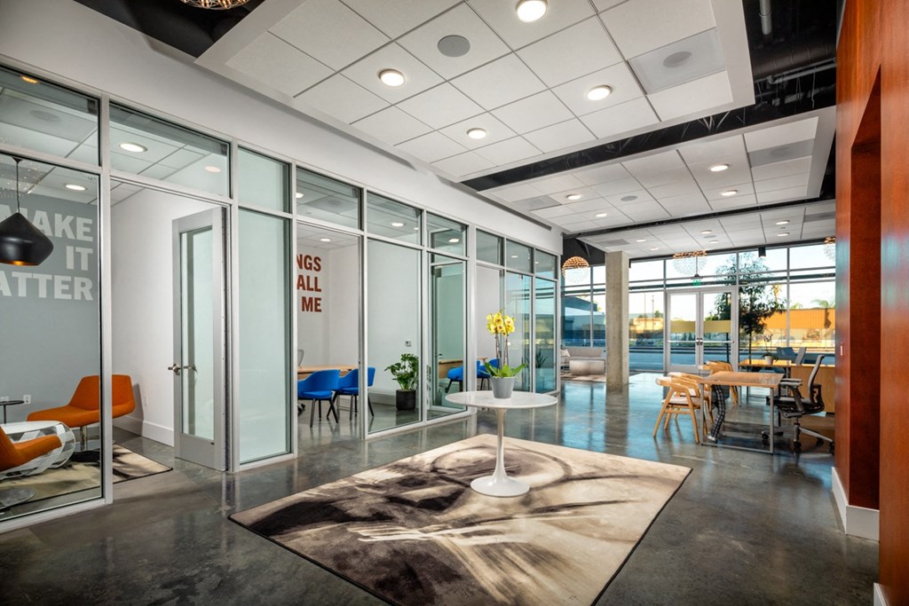 apartment with business center and private conference rooms at Aston at Gateway apartments in El Monte, California