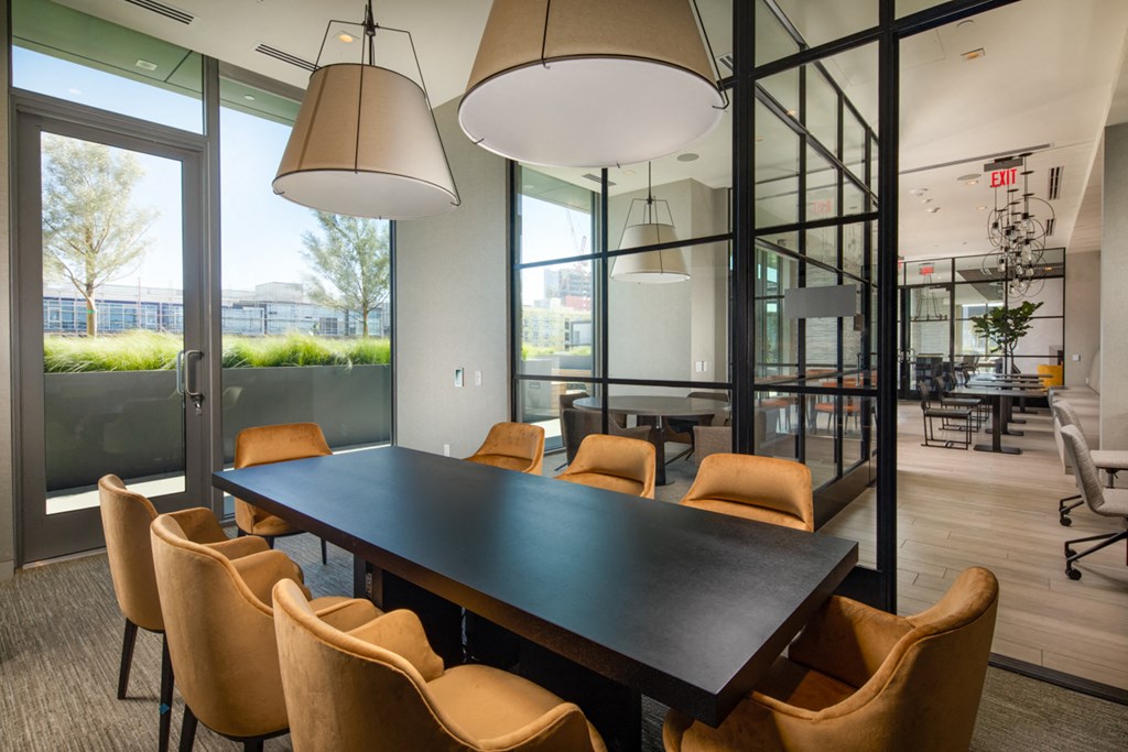 Quiet Work Area with Private Meeting Rooms