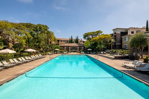 Resort-style swimming pool at Casoleil, 92154