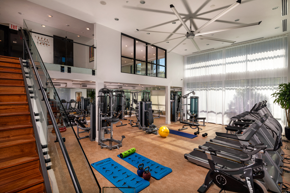 Two Level Fitness Center at Clarendon Apartments, Los Angeles, CA, 91367