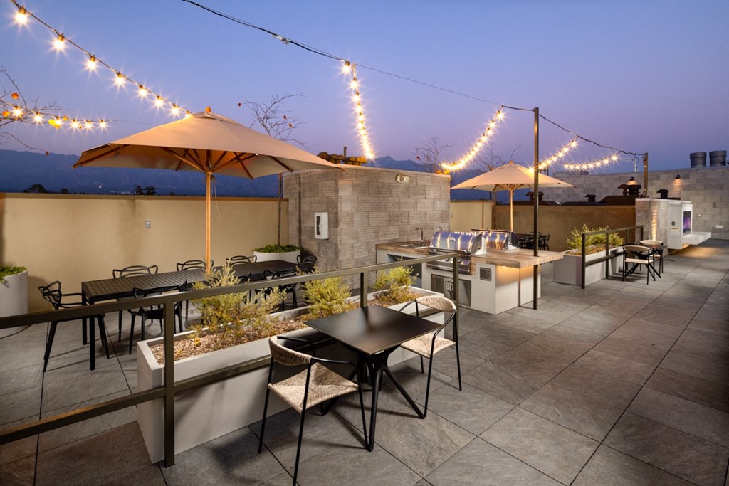 rooftop with seating