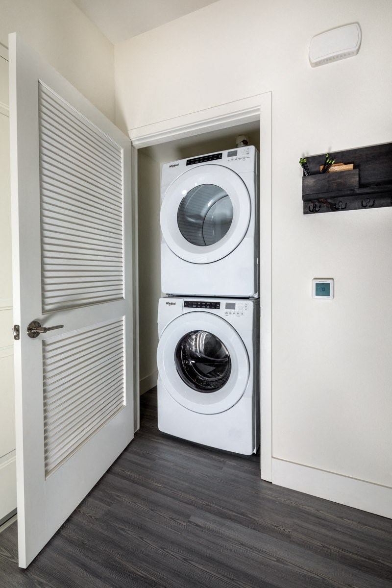 Washer & Dryer Two Bedroom The Residences at Cota Vera