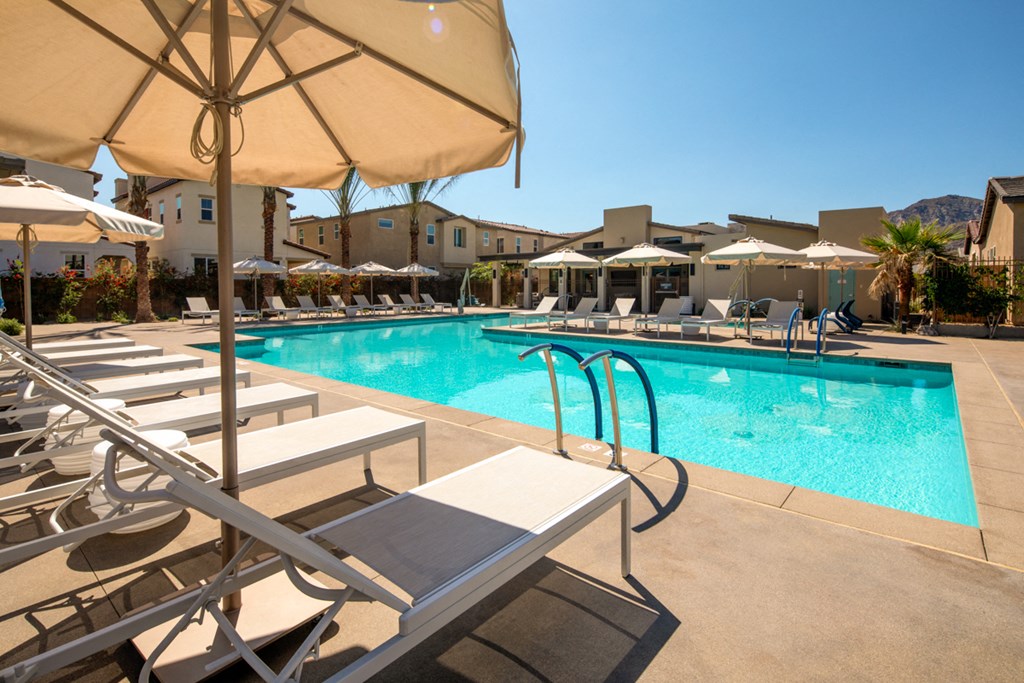 the swimming pool at the resort