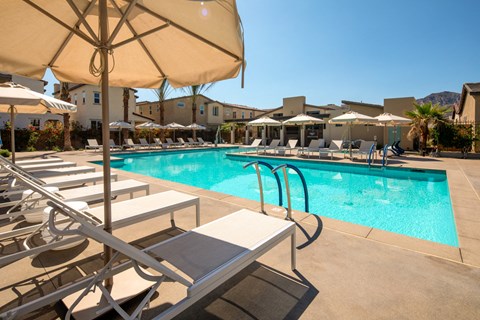 the swimming pool at the resort