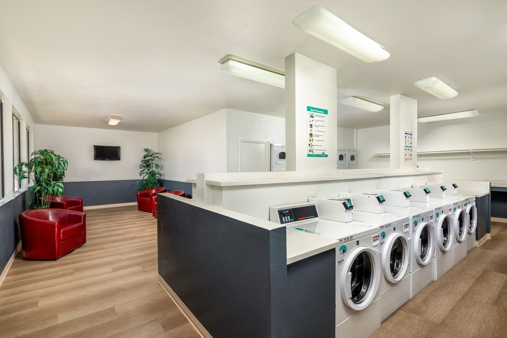 Laundry Facility at Shadowridge Woodbend Apartments