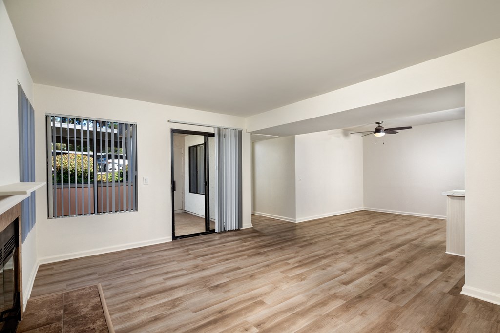 living room at Shadowridge Woodbend Apartments