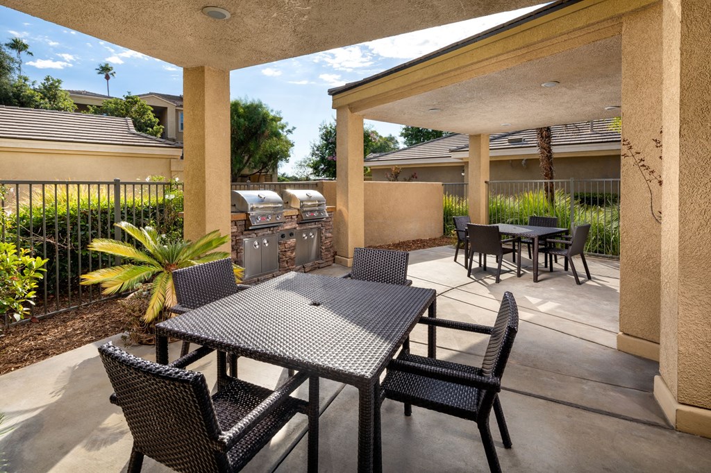 Patio with grill