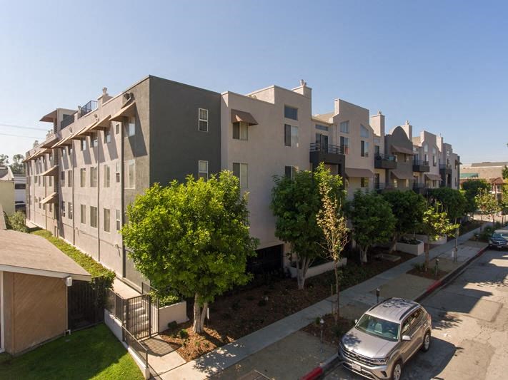 exterior of apartment building