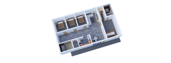 Meridian 1,450 Sq.Ft. Floor Plan at Towne at Glendale, Glendale